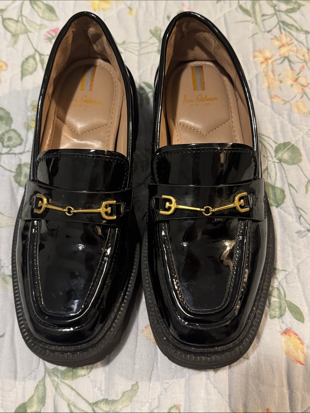 Sam Edelman KIDS' LAURS LUG SOLE LOAFER Black Size 2
